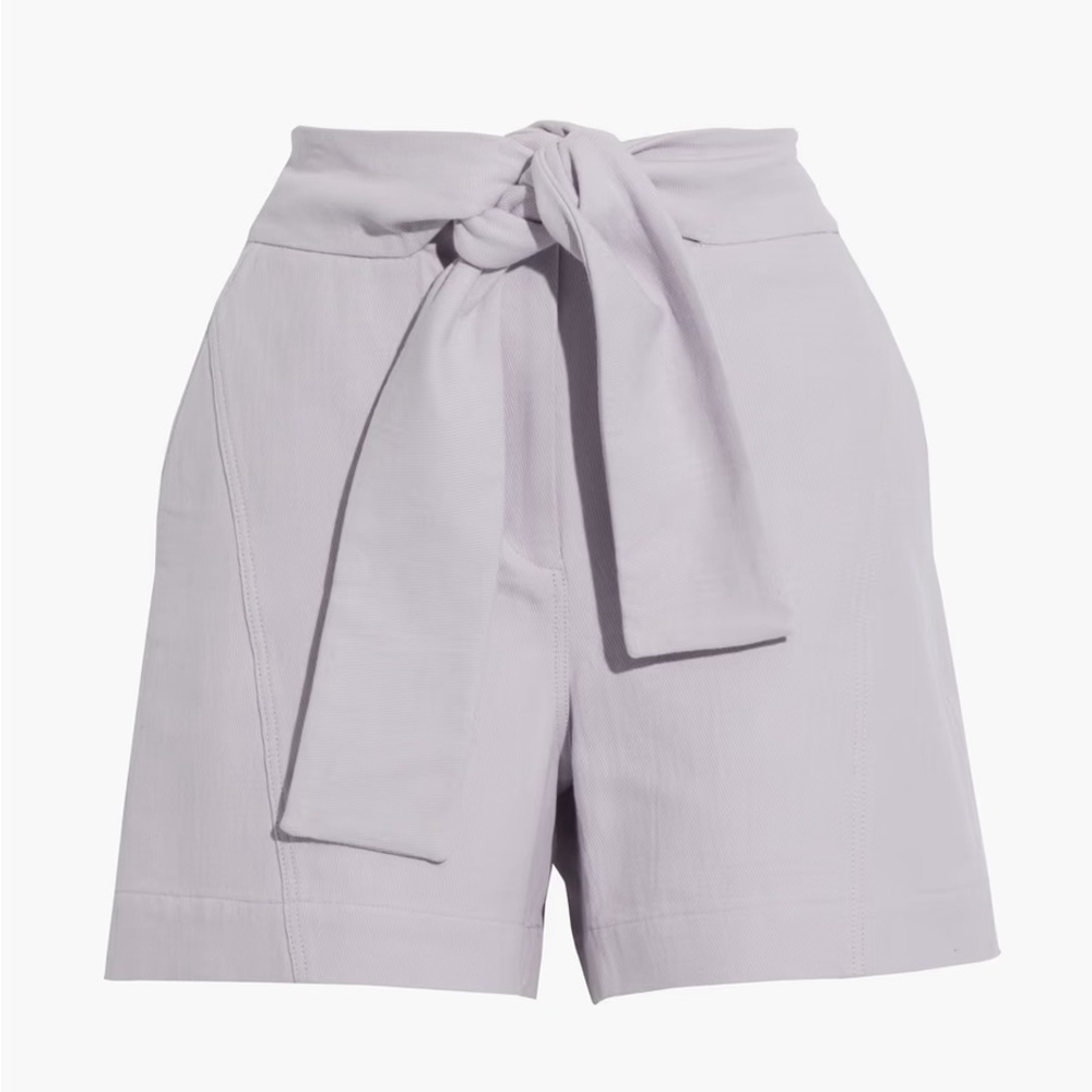 IRO Star belted cotton-twill shorts New, FR 36